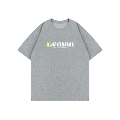lemanism美式字母印花短袖T恤男款2026春季新款情侣款凉感半袖女