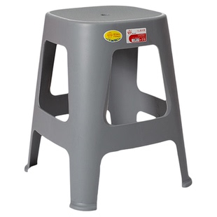珠江塑料凳子加厚叠放高凳校园活动凳子大排档凳子洛民结实防滑凳