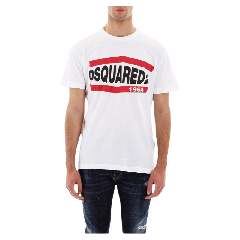 dsquared2纯棉时尚圆领休闲短袖