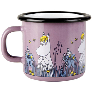 芬兰muurla搪瓷杯姆明杯子珐琅杯儿童水杯创意咖啡杯马克杯250ml