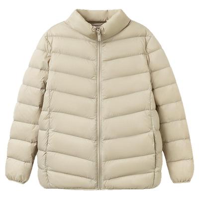 巴拉巴拉童装男童轻薄羽绒服冬装季女童立领亲子外套防泼水防油污