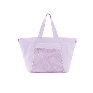 半练分区托特包通勤休闲健身斜挎包防水单肩包水桶包旅行袋妈咪包