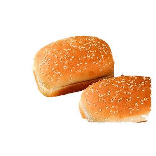 【现做现发】方形汉堡面包胚汉堡包面包坯子胚皮商用早餐家庭装