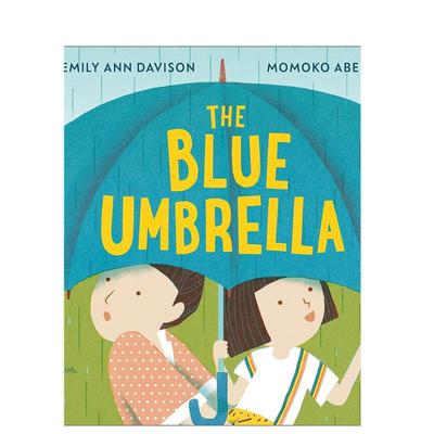 【预售】蓝色雨伞（平装版）2019世界插画奖入围插画师Momoko Abe英文儿童绘本插画师进口原版外版书平装3-6周岁The Blue Umbrel