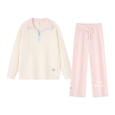 BE半边绒考拉女冬加厚新品睡衣