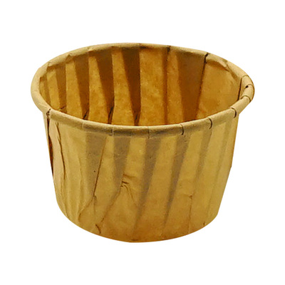 大号卷边原色淋膜蛋糕纸杯耐高温