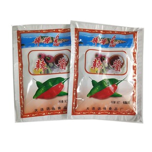 棒棰岛辣酱100g*10袋烧烤酱蘸菜酱冷面酱辣椒火锅调味酱大连特产