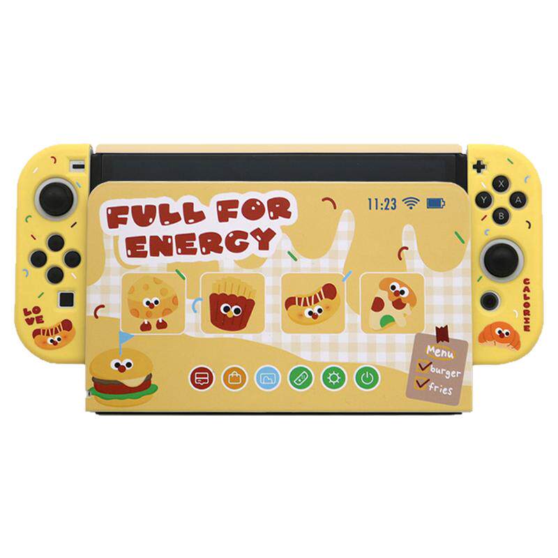 适用于Switch OLED底座保护壳彩绘NS充电底座壳Switch2代TV面板壳