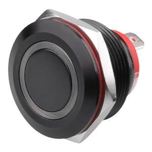 万度短款金属按钮开关20A大电流氧化黑色 孔径16/19/22mm防水IP67