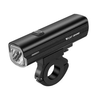 西骑者自行车灯夜骑USB充电强光手电筒可吊装前灯山地车单车配件