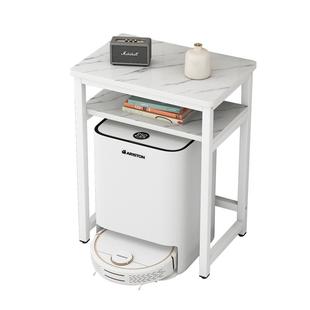 小桌子工作台扫地机器人置物架客厅鱼缸架出租房简易钢木边几方桌