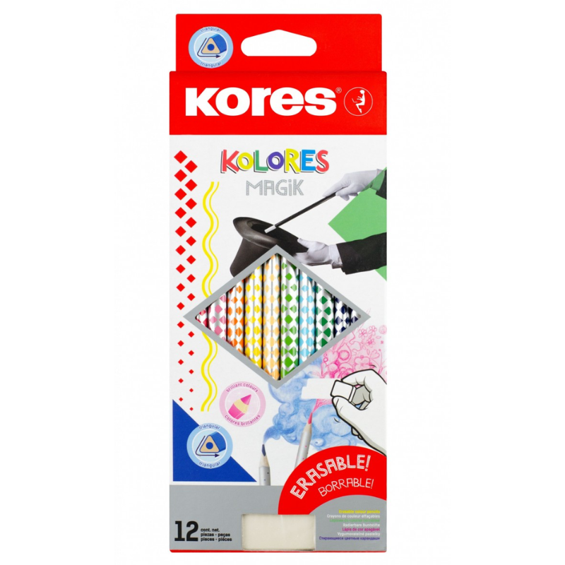 Kores/高乐士可擦儿童专用彩铅