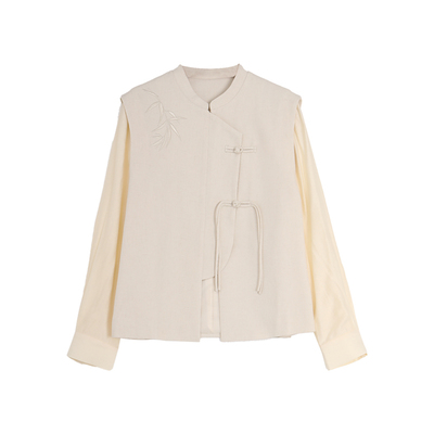 西町村屋国风小衫长袖新中式上衣