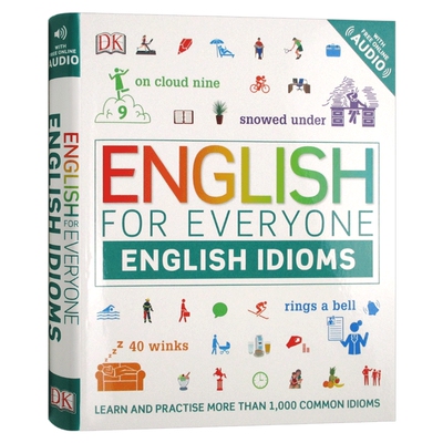 人人学英语 习语自学指南 英文原版 English for Everyone English Idioms 进口原版英语学习速成工具书 英语自学书籍 DK 英文版