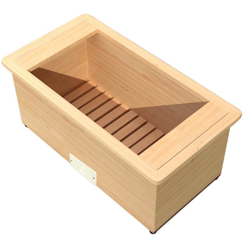 实木电火桶家用取暖器冬季暖脚神器火桶电烤火炉烤火箱烤脚取暖器