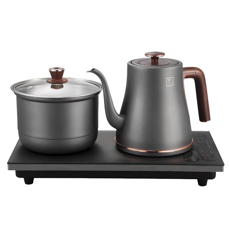 纯钛智能全自动上水壶一体泡茶壶品牌钛合金茶桌茶台烧水壶嵌入式