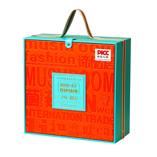 高档皮盒菌菇礼盒装送礼山珍干货大礼包土特产南北山货菌类谛品居