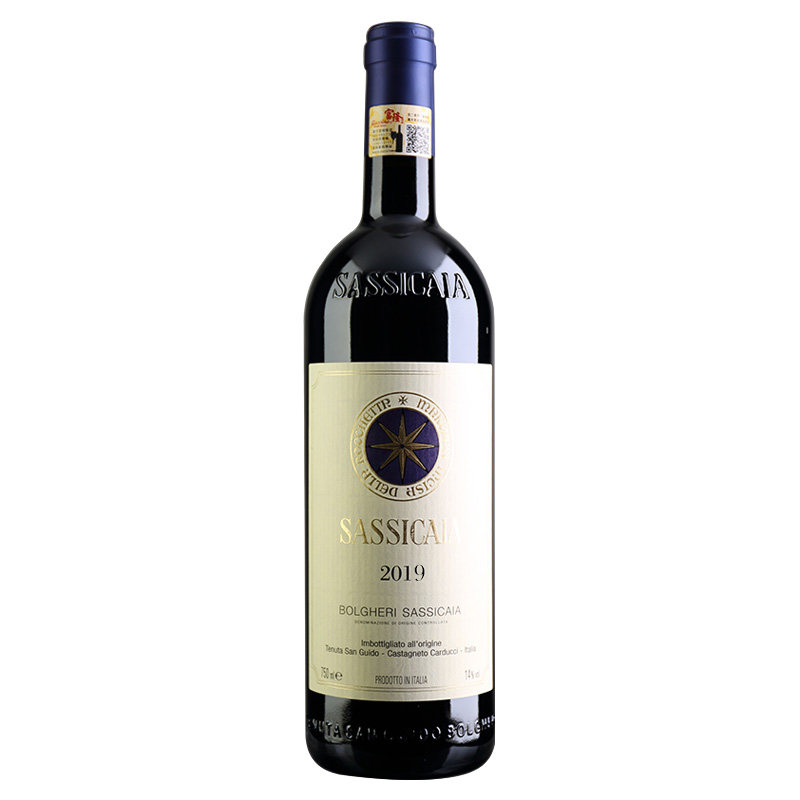 富隆意大利原瓶进口红酒DOC干红Sassicaia西施佳雅红葡萄酒750ml