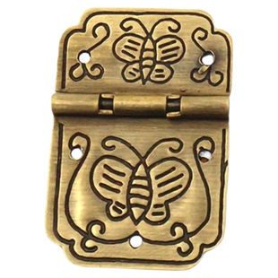 樟木箱子合页纯铜合页铰链收拾盒子小合页折页小柜门异性小合页