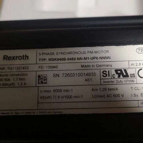 议价力士乐 MSK040B-0450-NN-M1-UP0-NNNN 7260310014835 R911321