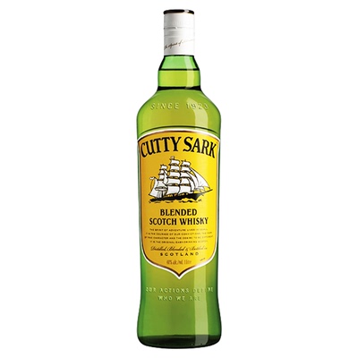 绿皮书同款 Cutty Sark/顺风调和苏格兰威士忌1000ML海外进口洋酒
