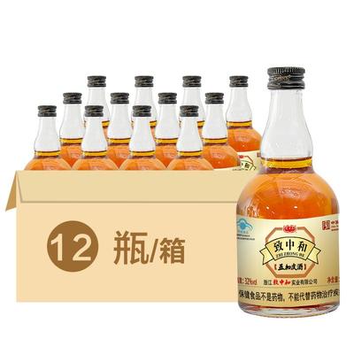 致中和牌五加皮酒小酒ml中华12瓶