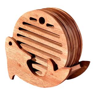 实木隔热垫耐高温家用木质餐桌盘子碗碟防烫隔热垫子锅垫碗盘垫