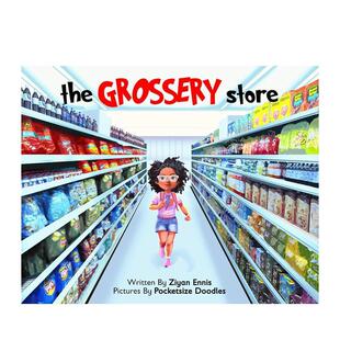 【预售】毛毛商店 The Grossery Store 英文原版儿童知识科普百科绘本6-9岁进口英语启蒙读物书籍 Ziyan Ennis