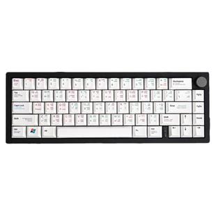 白色程序员机械键盘键帽139键PBT热升华樱桃原厂高度适配64/68/75