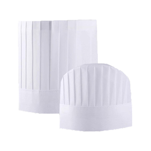 厨师帽男女一次性帽子头套无纺布纸帽卫生食品帽餐饮网帽厨房用帽
