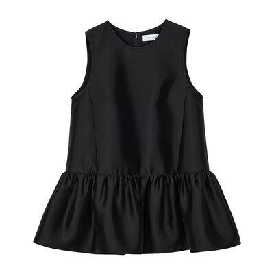 NancyCavally气质花苞A摆连衣裙