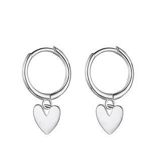 在暴雪时分赵今麦殷果同款爱心耳钉女纯银耳环2025新款爆款耳饰