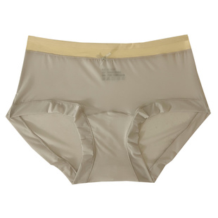 面膜裤冰丝内裤女无痕2025新款夏季薄款女生舒适透气中腰少女短裤