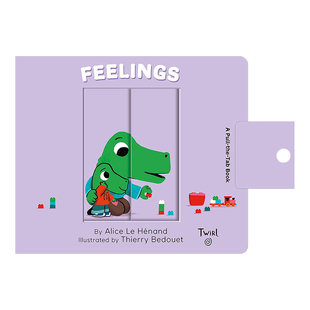 【现货】 Feelings: A Pull-The-Tab Book: 4 (Pull and Play)  拉玩书：去感受 英文原版图书籍正版 儿童互动游戏书 Alice Le Hen