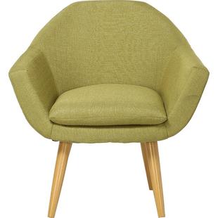 政府补贴全友家居休闲椅 阳台户外单人椅简约休闲布艺单人沙发椅