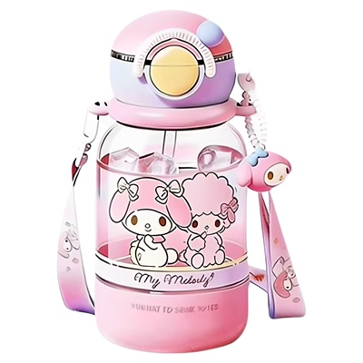 【一杯三饮】三丽鸥可爱儿童水杯