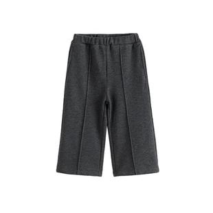 【商场同款】马克珍妮女童竖条分割运动阔腿裤春秋儿童裤子241257