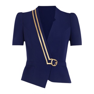 新款ktv服务员包厢工作服女酒店服务员dj公主工服酒吧工衣夏套装