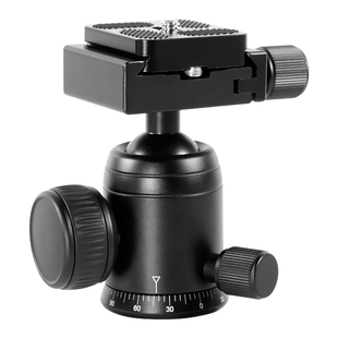 单反相机摄影云台全景万向球型云台手机自拍直播独脚架云台底座