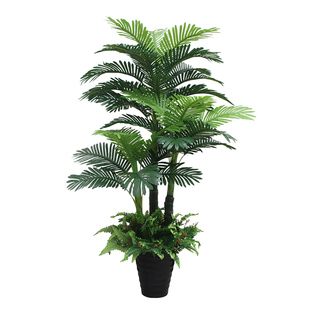 仿真绿植高端轻奢室内散尾葵落地花盆栽客厅假树仿生植物装饰摆件