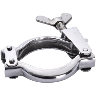 304不锈钢快装卡箍  快速接头管夹管道连接件 轻型冲压卡盘卡扣