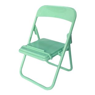 折叠椅子支架ins马卡龙配色手机椅子小巧多功能可爱桌面手机支架