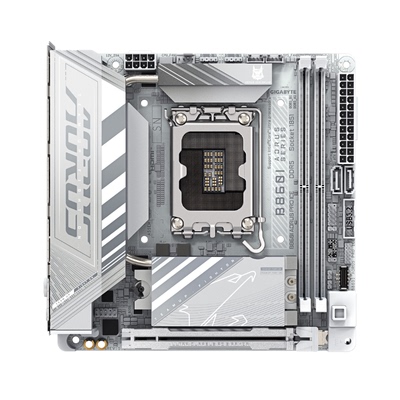 技嘉B860IITX主板冰雕套装