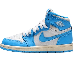 NIKE耐克小童Jordan 1 RetroHigh运动训练篮球鞋FD1412-402
