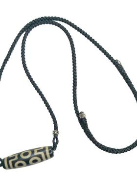 七眼天珠项链挂绳横穿西藏真品