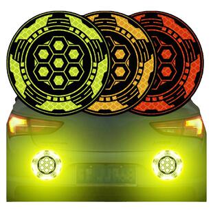 3M反光贴炫彩车贴纸创意个性抖音网红贴纸汽车改装摩托车夜光车尾