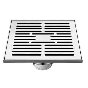 户外庭院304不锈钢防臭地漏卫生间通用室外盖大口径下水75 110管