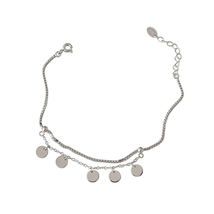 Moment 环佩叮当 亮片纯银双层手链手串轻奢小众精致女款2025新款