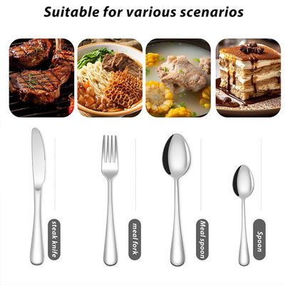 24年新款1010不锈钢餐具节日牛排勺西餐简约刀叉套装套装跨境礼盒