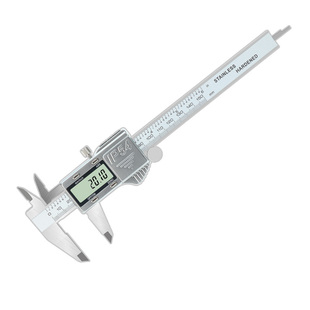德制IP54金属罩壳0-150mm电子数显卡尺高精度不锈钢数字测量